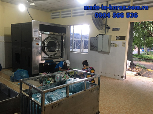 máy giặt chăn công nghiệp paros