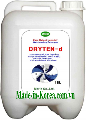 Hóa chất giặt ướt nhãn hiệu Moria -DRYTEN-d