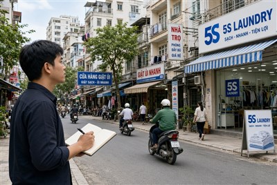 Cách Khảo Sát Thị Trường Và Chọn Vị Trí Mở Tiệm Giặt Sấy Hiệu Quả